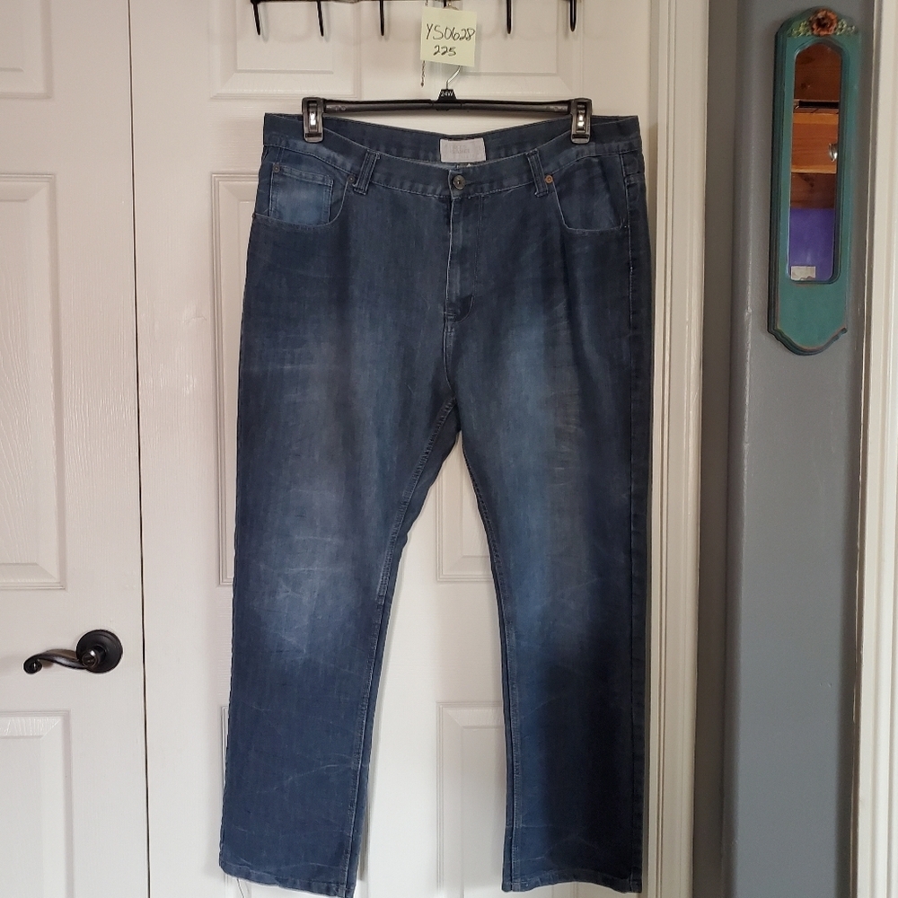 Free Planet Denim Blue Jeans Straight Leg Men's Size‎ 40WX32L